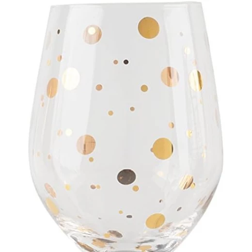 KitchenCraft  Mikasa Glasses 414ml Gold Set of 4 Pieces - KitchenCraft - Image 5