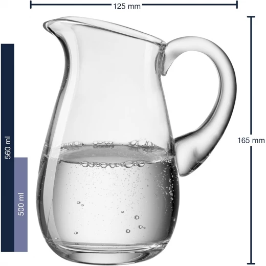 Leonardo Giardina Jug 0.5 Liter Dishwasher-safe, Handmade, High-quality design - Leonardo - Image 3
