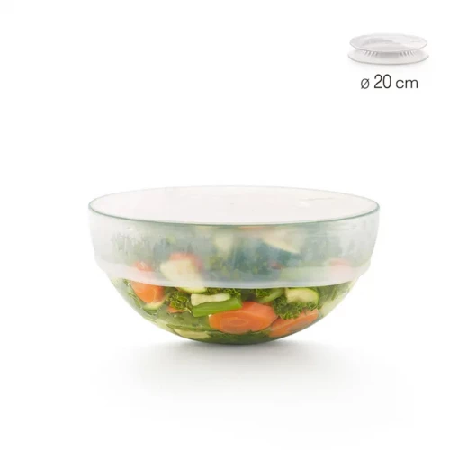 Lékué Reusable Silicone Stretch Lid 20 cm Transparent Cover Lékué Reusable Silicone Stretch Lid 20 cm Transparent Cover
