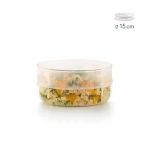 Lékué Reusable Silicone Stretch Lid 15 cm Transparent Cover - Lekue