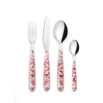 Guzzini Blues Cutlery Set of 24 Pieces Stainless Steel Amethyst 6 place settings - Guzzini