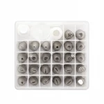 Decora 26 Nozzles 2 Couplers and Nail Box Set - Decora