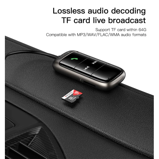 بلوتوث سيارة - محول أوكس للسيارة استقبال لاسلكي بلوتوث USB يسيدو YAU32 - يسيدو - Image 6