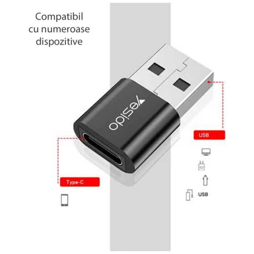 محول يسيدو GS09 من USB 3.0 ذكر إلى USB-C أنثى OTG - يسيدو - Image 2