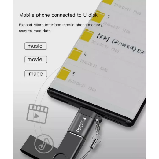 محول يسيدو Type-C OTG USB 3.0 لنقل البيانات الفائق السرعة - يسيدو - Image 4