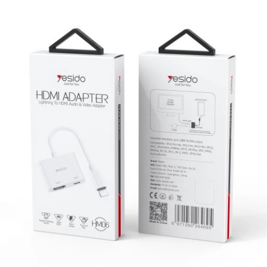 محول يسيدو HM06 لايتنينغ إلى HDMI، كابل فيديو 4K عالي الجودة - يسيدو - Image 11