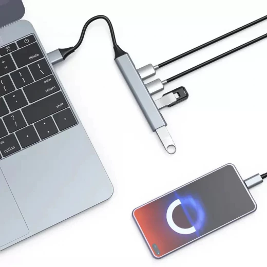 محور يسيدو HB18 USB - 4 في 1 متعدد الوظائف - موزع USB - يسيدو - Image 6