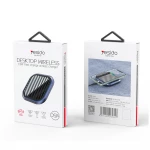 شاحن يسيدو DS14 بقدرة 15W مع LED وكابل USB-C بطول 1 متر من مادة PVC، أسود - يسيدو