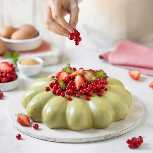 Decora Decorative Flower Shaped Cake Pan Non-Stick Steel Ø 24 x 6 cm - Decora - Image 4