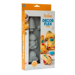 Decora 6 Piece Magic Space Shape Non-Stick Silicone Mold