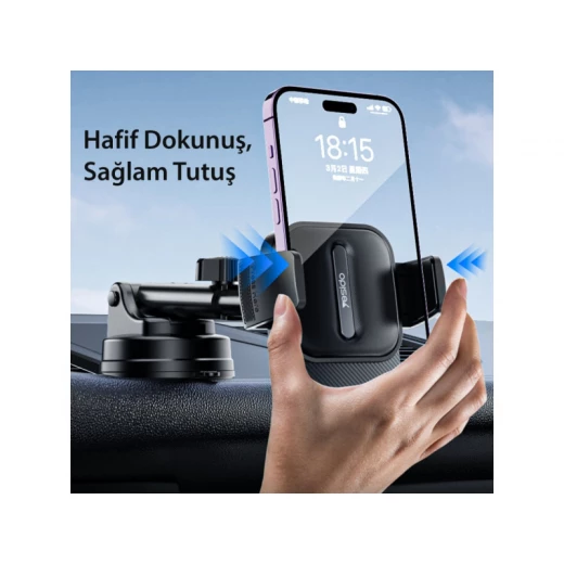 حامل سيارة لاصق قابل للتعديل 360 درجة من يسيدو C174 - أسود - يسيدو - Image 6