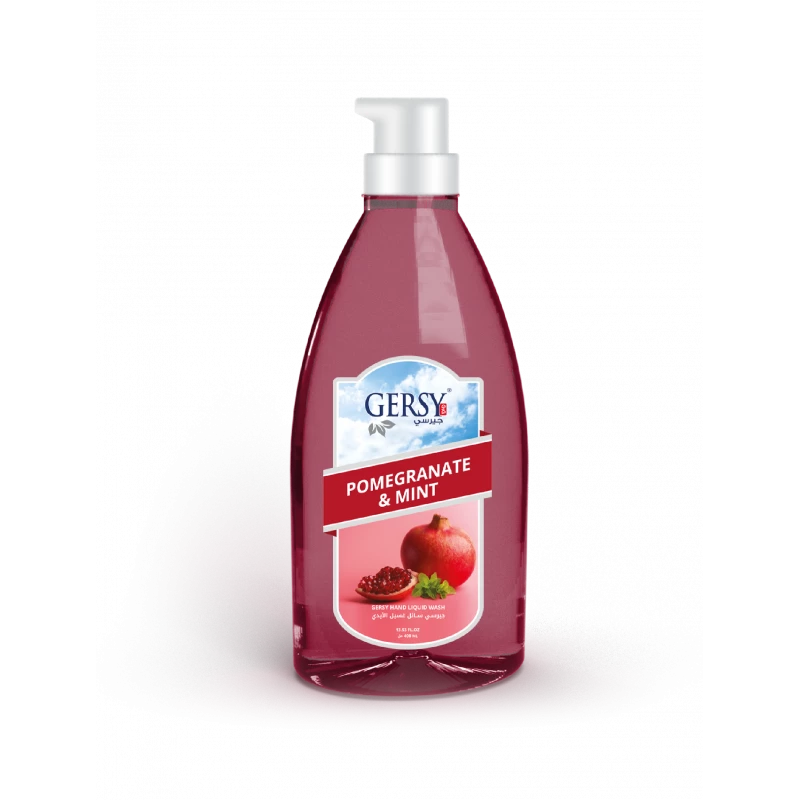 Gersy Face & Hand Soap, pomegranate and mint Smell, 400 Ml - Gersy