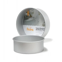 Decora Round aluminum cake pan 40 x10cm