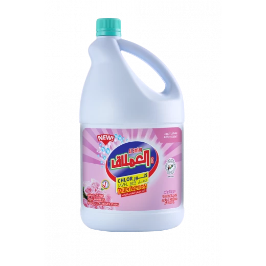 كلور مبيض الملابس 3.78 ليتر ورد من العملاق