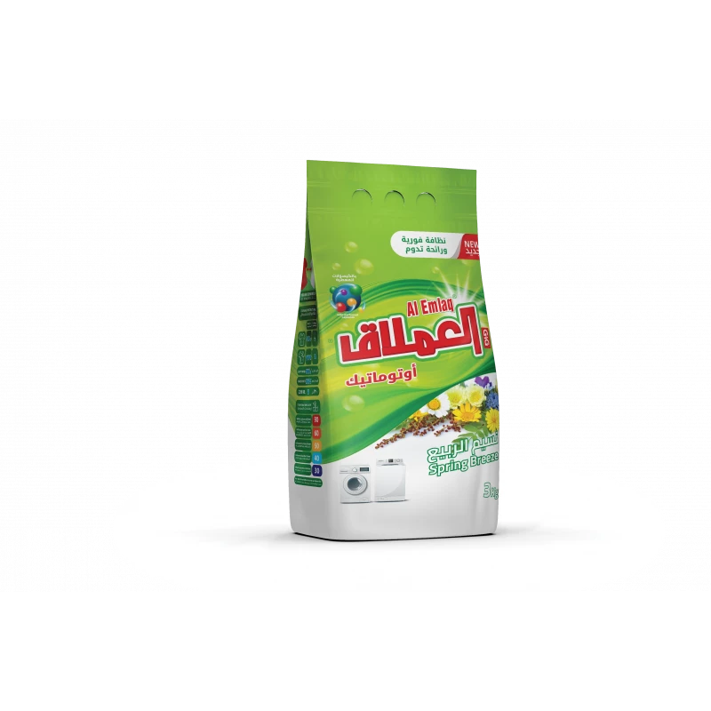 مسحوق غسيل ايكو كلين منخفض الرغوة ،3 كغ نسيم الربيع من العملاق - العملاق