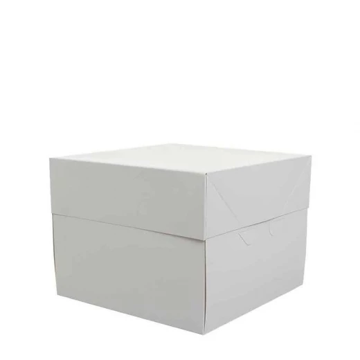 صندوق كيك أبيض 40,5 × 40,5 × 40,5 × 15 سم من ديكورا - ديكورا - Image 6