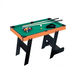 Billiards Table 122 Cm × 63 Cm × 69.5 Cm 1 brush, 1 triangle, 1 chalk, 1 set of balls, and 2 cues