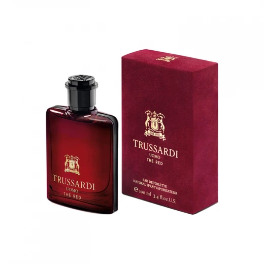 عطر تروساردي أومو ذا ريد أو دي تواليت 100 مل للرجال: عطر خشبي حمضي وتوابل عطري عطر تروساردي أومو ذا ريد أو دي تواليت 100 مل للرجال: عطر خشبي حمضي وتوابل عطري