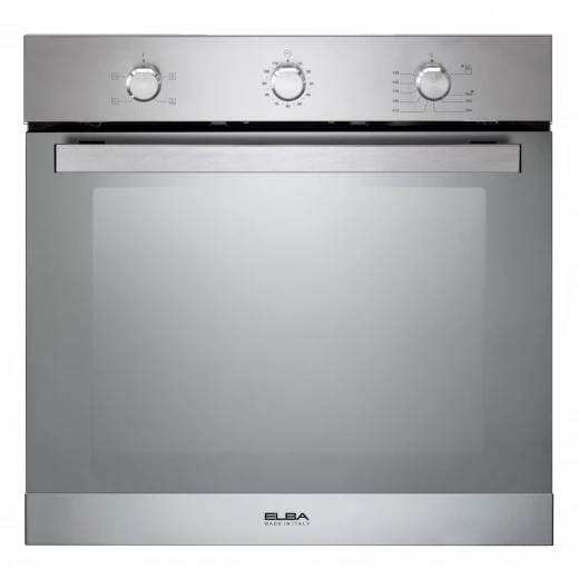ELBA Gas Oven Built-in, 60Cm, 8 Functions, Stainless Stell ELBA Gas Oven Built-in, 60Cm, 8 Functions, Stainless Stell
