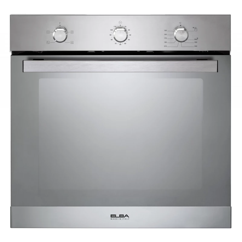 ELBA Gas Oven Built-in, 60Cm, 8 Functions, Stainless Stell - ELBA