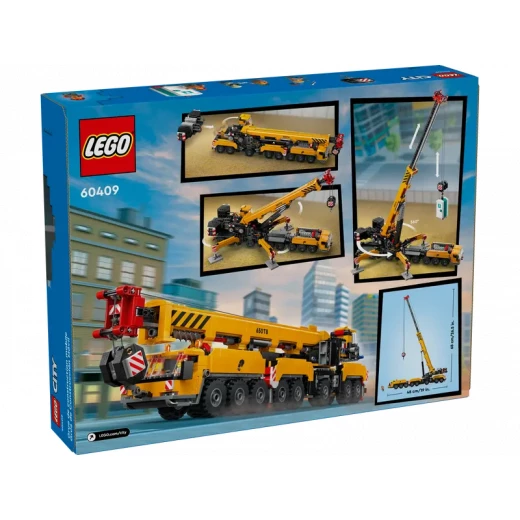 LEGO City Yellow Mobile Construction Crane Toy Set 60409 - LEGO - Image 7