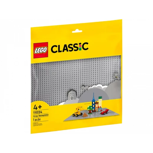 LEGO Classic قاعدة مستطيلة رمادية 48x48 لتكوين الأساسات، اللعب، وعرض الإبداعات بالبBrick، مثالية لمدن الشوارع، القلاع، والمشاهد الجبلية، 11024 من ليغو LEGO Classic قاعدة مستطيلة رمادية 48x48 لتكوين الأساسات، اللعب، وعرض الإبداعات بالبBrick، مثالية لمدن الشوارع، القلاع، والمشاهد الجبلية، 11024 من ليغو