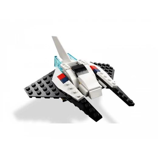 LEGO Creator 3 في 1 ألعاب مكوك الفضاء - مجموعة بناء ألعاب الفضاء للأولاد والبنات، أعمار 6+ - خيار لبناء مركبتين فضائيتين أو رائد فضاء - هدية تعليمية لعيد ميلاد الأطفال والعطلات - 31134 من ليغو - ليجو - Image 5