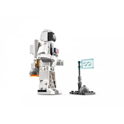 LEGO Creator 3 في 1 ألعاب مكوك الفضاء - مجموعة بناء ألعاب الفضاء للأولاد والبنات، أعمار 6+ - خيار لبناء مركبتين فضائيتين أو رائد فضاء - هدية تعليمية لعيد ميلاد الأطفال والعطلات - 31134 من ليغو - ليجو - Image 8