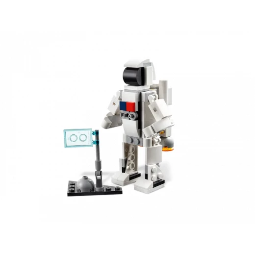 LEGO Creator 3 في 1 ألعاب مكوك الفضاء - مجموعة بناء ألعاب الفضاء للأولاد والبنات، أعمار 6+ - خيار لبناء مركبتين فضائيتين أو رائد فضاء - هدية تعليمية لعيد ميلاد الأطفال والعطلات - 31134 من ليغو - ليجو - Image 6