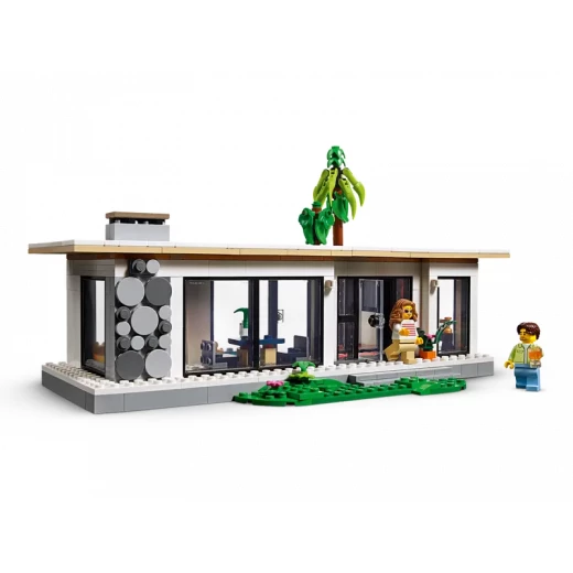 منزل حديث للألعاب LEGO Creator 3 في 1 - مجموعة بناء للأطفال مع 3 خيارات للبناء للأولاد والبنات، أعمار 9+ - مع شخصيتين صغيرتين للعب التخيلي - فكرة هدية لعيد الميلاد - 31153 من ليغو - ليجو - Image 5