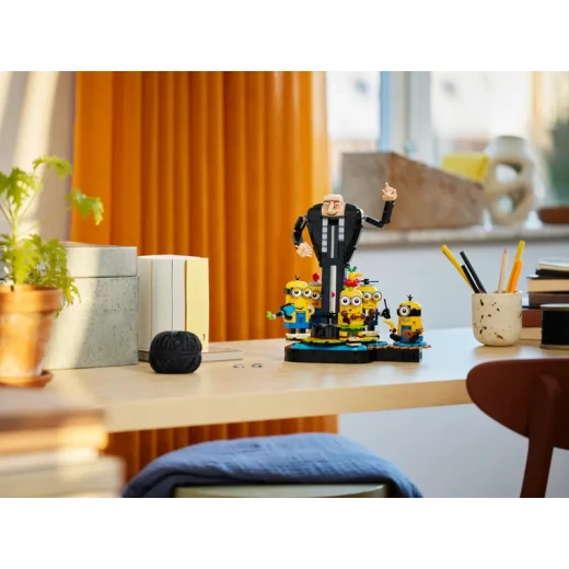 طقم جرو والمينيونز القابل للبناء 75582 شخصية جرو والمينيونز الراقصين، لعبة قابلة للبناء والعرض للأطفال من عمر 9 سنوات فما فوق، هدايا مينيونز والملحقات السينمائية من ليغو - ليجو - Image 3