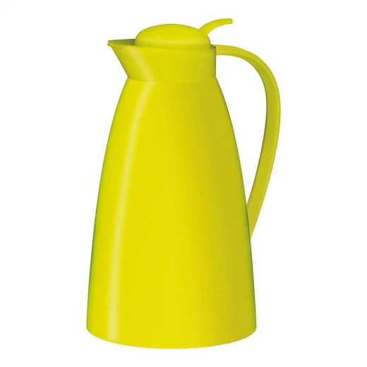 Alfi Eco Vacuum Jug 1 Liter Matt Apple Green with Hygienic Tempered Glass Filler Made of Plastic, Screw Lid with Convenient Push Button Alfi Eco Vacuum Jug 1 Liter Matt Apple Green with Hygienic Tempered Glass Filler Made of Plastic, Screw Lid with Convenient Push Button