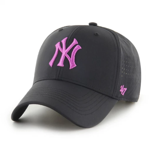 47 Brand New York Yankees Back Line '47 MVP Cap 3D Raised Embroidery, Adjustable Fit, Hardened Visor, Ripstop Nylon Fabric, Structured Crown 47 Brand New York Yankees Back Line '47 MVP Cap 3D Raised Embroidery, Adjustable Fit, Hardened Visor, Ripstop Nylon Fabric, Structured Crown