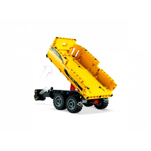 تكنيك جرار جون دير 9620 R 4WD (42136) توجيه مفصلي، ميزات واقعية، مقطورة مع آلية رفع، مناسب للأعمار من 8 فما فوق، مثالي لمحبي الجرارات من ليغو - Image 2
