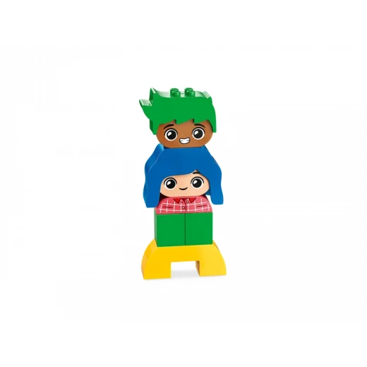 ليغو DUPLO لعبتي الأولى عن المشاعر والعواطف التفاعلية، مكعبات بناء ملونة و 4 شخصيات، لعبة اجتماعية وعاطفية للأطفال في مرحلة ما قبل المدرسة، من عمر سنة فما فوق، 10415 - ليجو - Image 7