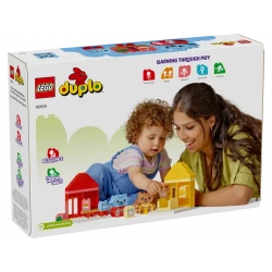 LEGO DUPLO My First Daily Routines: Eating & Bedtime Toy for Social and Emotional Roleplay, Animal Toys, Gift for Preschool Kids Ages 18 Months and Up, Helps Toddlers Explore Feelings, 10414