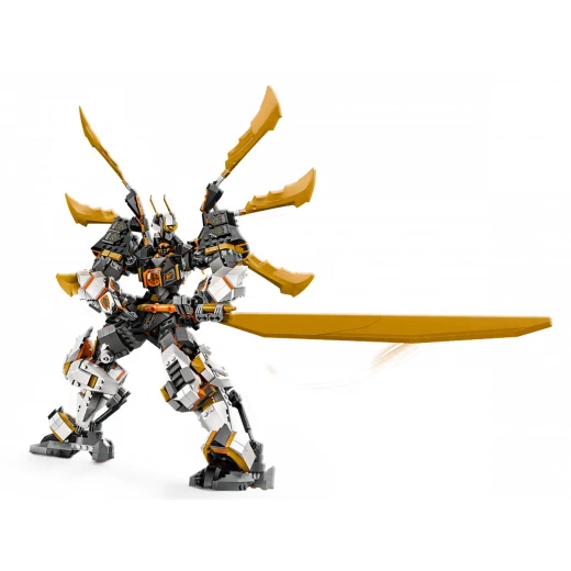 LEGO NINJAGO Cole's Titan Dragon Mech 71821 Action Figure Toy with Adjustable Arms, Legs, Wings, and Sword, Includes Mecha Cole Minifigure, 1055 Pieces, for Ages12+ - LEGO - Image 3
