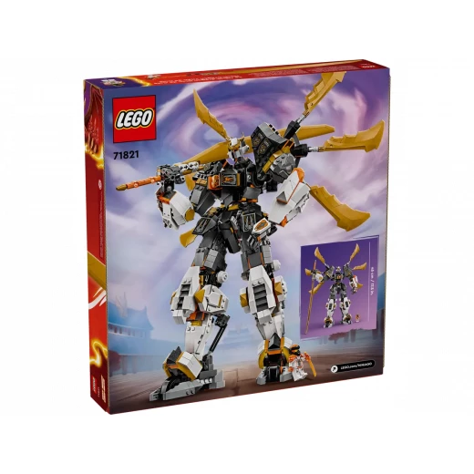 LEGO NINJAGO Cole's Titan Dragon Mech 71821 Action Figure Toy with Adjustable Arms, Legs, Wings, and Sword, Includes Mecha Cole Minifigure, 1055 Pieces, for Ages12+ - LEGO - Image 6