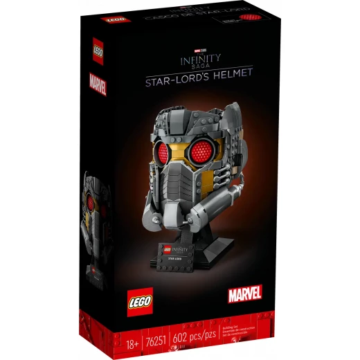 خوذة مارفل ستار رود 76251 من سوبر هيروز، نموذج هدية من أمريكان كوميك، بطل خارق، داخلي، للأولاد والبالغين من ليجو - ليجو - Image 6