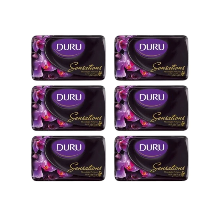صابون عطر سينسيشنز مونلايت 120 غرام × عبوة من 6 قطع من دورو - دورو