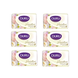 Duru Sens Soap Delicate Touch 120g x 6 Bars Gentle, Refreshing Scent for Soft, Smooth Skin
