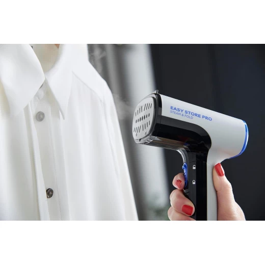 Russell Hobbs Steamer Foldable & Antibacterial Steam & Fold (1500W, Sanitizes, Fast Heating, Powerful, 150ml Tank, Fabric Tip, 3m Cord Ideal for Travel) Iron 26740-56 - Russell Hobbs - Image 9