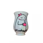 Funky Cup Hand-Painted Ceramic Coffee Mug 300ml Artistic Cup for Coffee & Tea Lovers Unique Gift Idea - Funky Cup