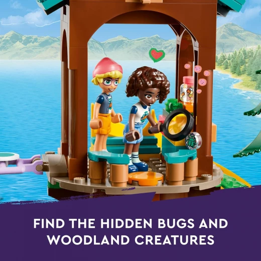 LEGO Friends Adventure Camp Tree House Toy with Doll Accessories, Summer Toy Playset for Kids with 5 Mini Dolls and 5 Animal Toy Figures, Awesome Gift for Girls and Boys Ages 8 and Up, 42631 - LEGO - Image 5