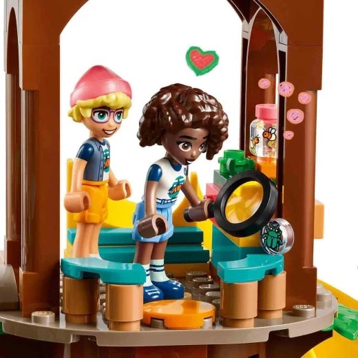 LEGO Friends Adventure Camp Tree House Toy with Doll Accessories, Summer Toy Playset for Kids with 5 Mini Dolls and 5 Animal Toy Figures, Awesome Gift for Girls and Boys Ages 8 and Up, 42631 - LEGO - Image 8