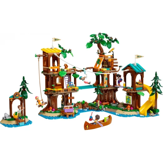 LEGO Friends Adventure Camp Tree House Toy with Doll Accessories, Summer Toy Playset for Kids with 5 Mini Dolls and 5 Animal Toy Figures, Awesome Gift for Girls and Boys Ages 8 and Up, 42631 - LEGO - Image 2