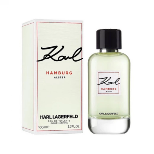 عطر كارل لاغرفيلد هامبورغ ألستر أو دو تواليت للرجال عطر حمضيات منعش خشبي 3.4 أونصة عطر كارل لاغرفيلد هامبورغ ألستر أو دو تواليت للرجال عطر حمضيات منعش خشبي 3.4 أونصة