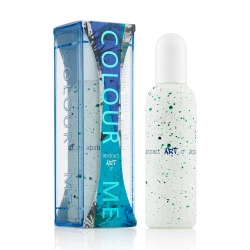 COLOUR ME Abstract Art Eau de Parfum for Men 3 oz Cologne Woody Fragrance Long Lasting Scent