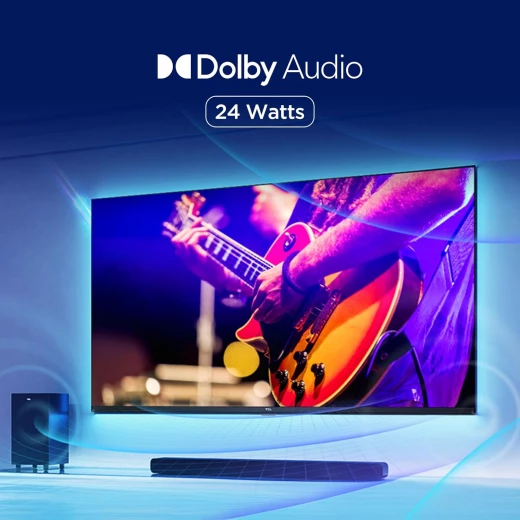 تلفزيون TCL مقاس 139 سم (55 بوصة) – سلسلة معدنية بدون حواف، 4K UHD ذكي LED بنظام Google TV، موديل 55V6B (أسود) – ضمان لمدة سنتين - تي سي ال - Image 16