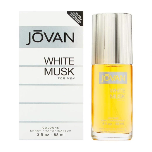 Jovan White Musk Cologne Spray for Men 3.0 oz Classic Masculine Fragrance Since 1992 Jovan White Musk Cologne Spray for Men 3.0 oz Classic Masculine Fragrance Since 1992